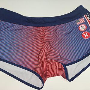 Hurley Phantom Womens Active Shorts USA Olympic Team XL